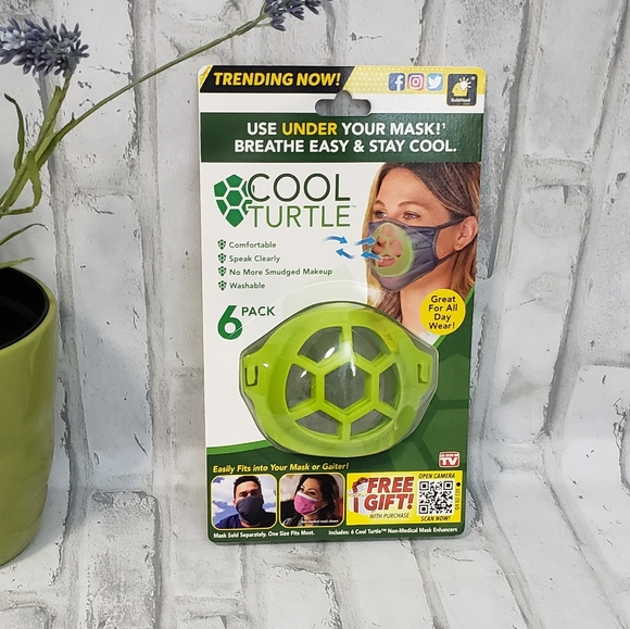 As Seen On TV Other New Cool Turtle Mask Inserts 6 Pack Plastic